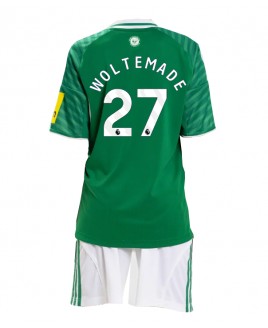 Günstige Newcastle United Nick Woltemade #27 Auswärts Trikotsatzt Kinder 2025-26 Kurzarm (+ Kurze Hosen)
